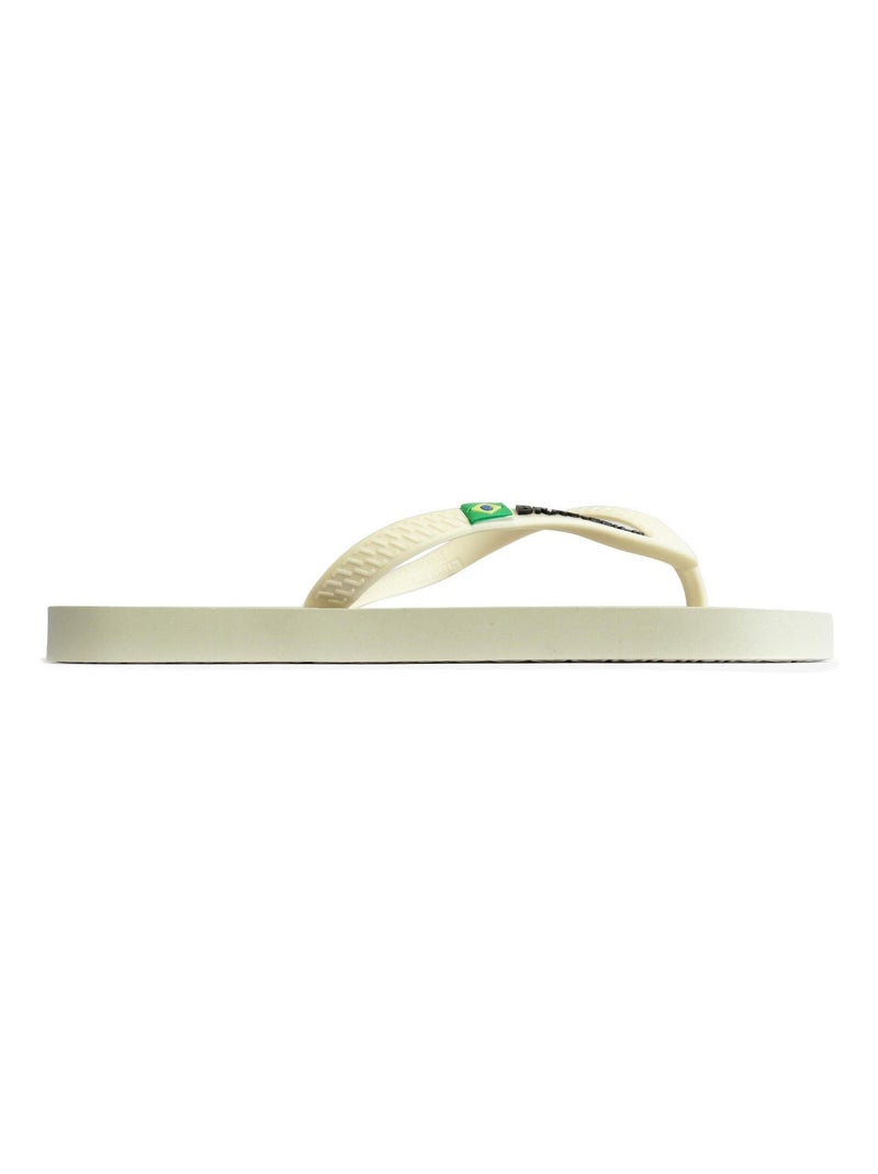 Tongs Brasileras pour femme avec semelle en gomme Blanc - Kiabi