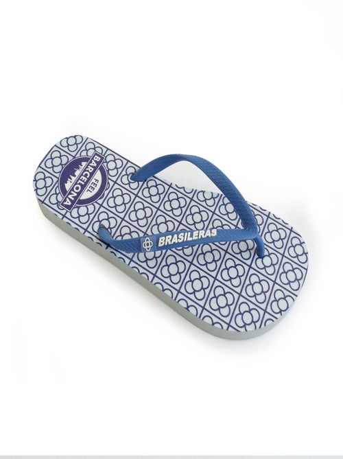 Tongs Brasileras pour femme avec semelle en gomme - Kiabi