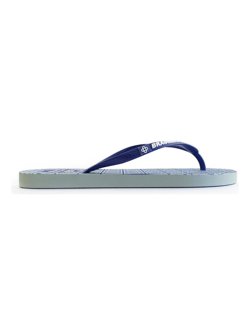 Tongs Brasileras pour femme avec semelle en gomme Bleu - Kiabi