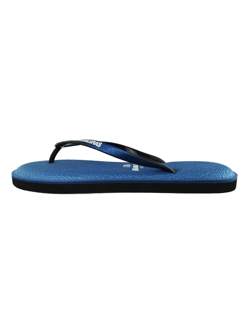 Tongs Brasileras pour femme avec semelle en gomme Bleu - Kiabi