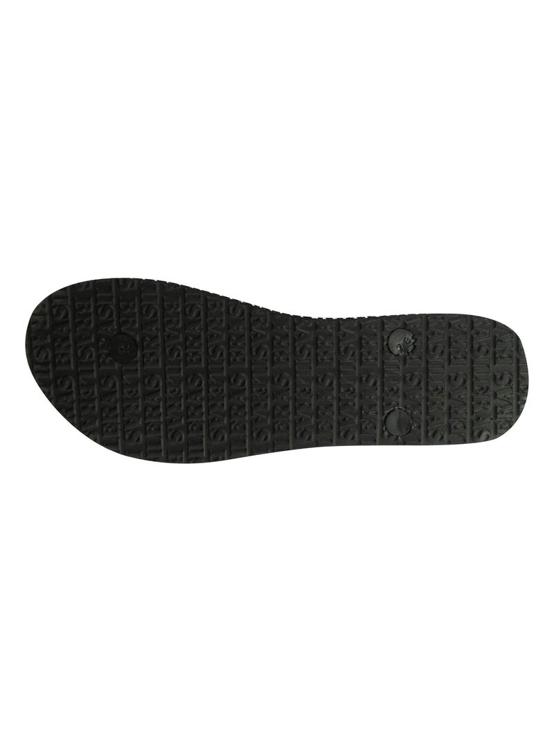 Tongs Brasileras pour femme avec semelle en gomme Bleu - Kiabi