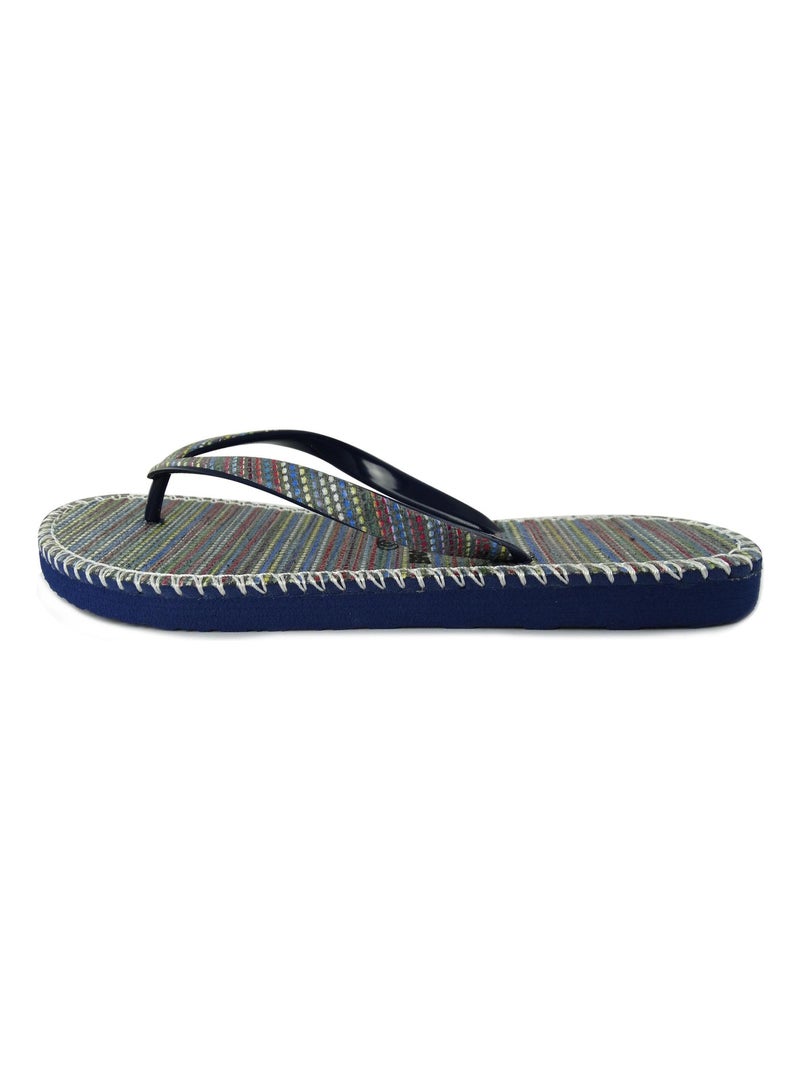Tongs Brasileras pour femme avec semelle en gomme Bleu - Kiabi