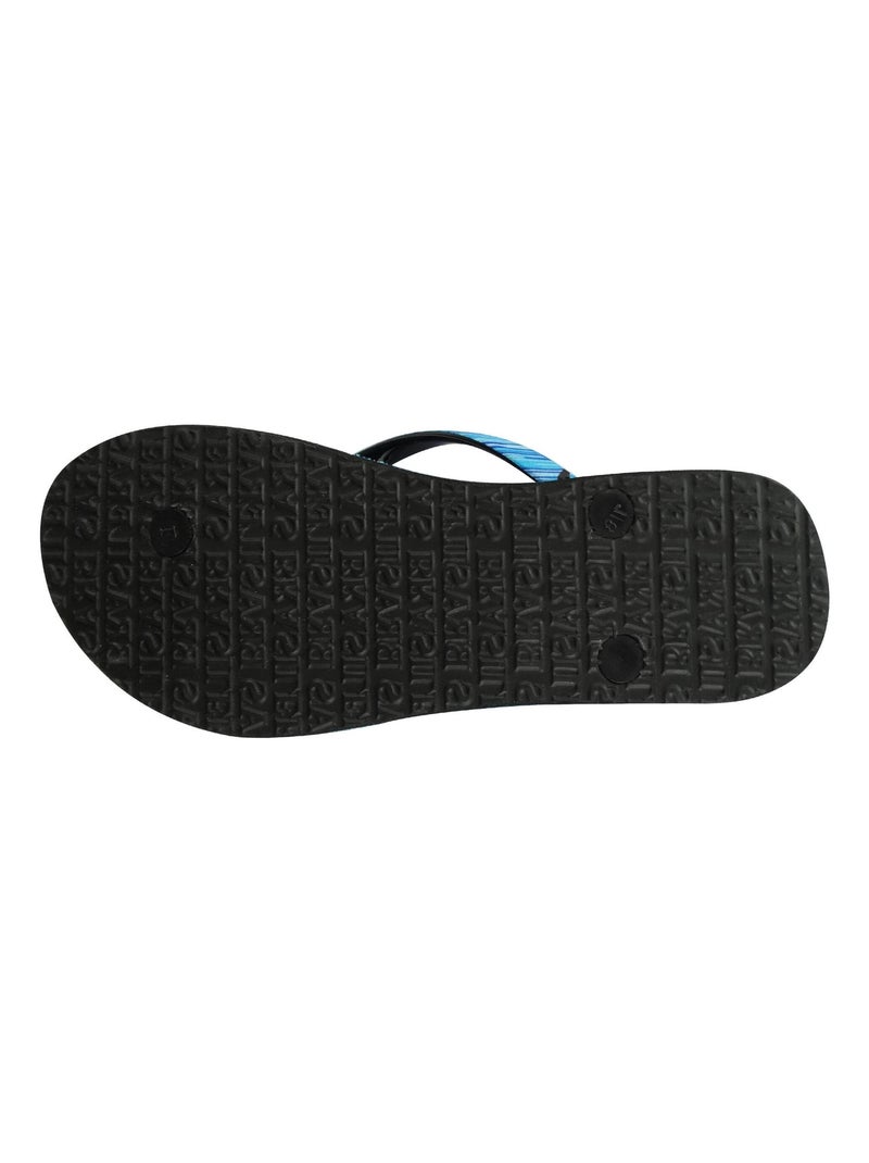 Tongs Brasileras pour femme avec semelle en gomme Bleu - Kiabi