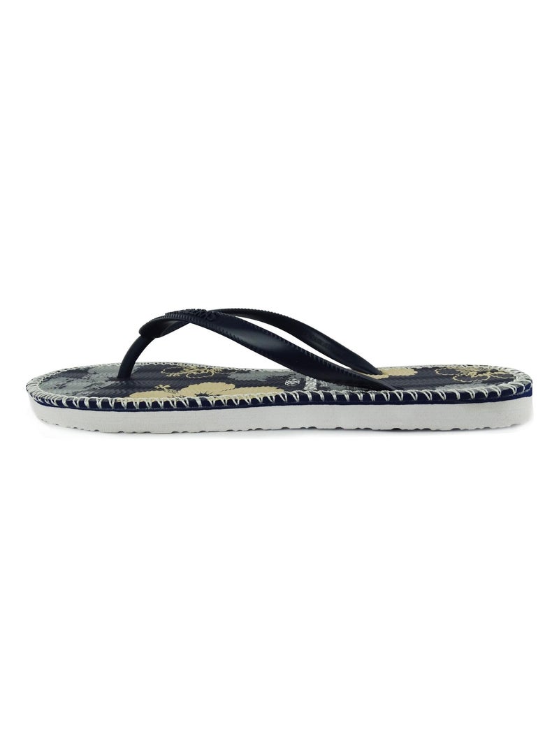 Tongs Brasileras pour femme avec semelle en gomme Bleu - Kiabi