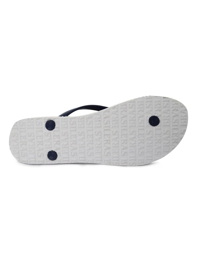 Tongs Brasileras pour femme avec semelle en gomme Bleu - Kiabi