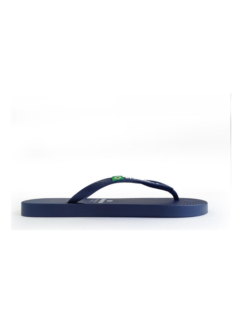 Tongs Brasileras pour femme avec semelle en gomme Bleu foncé - Kiabi