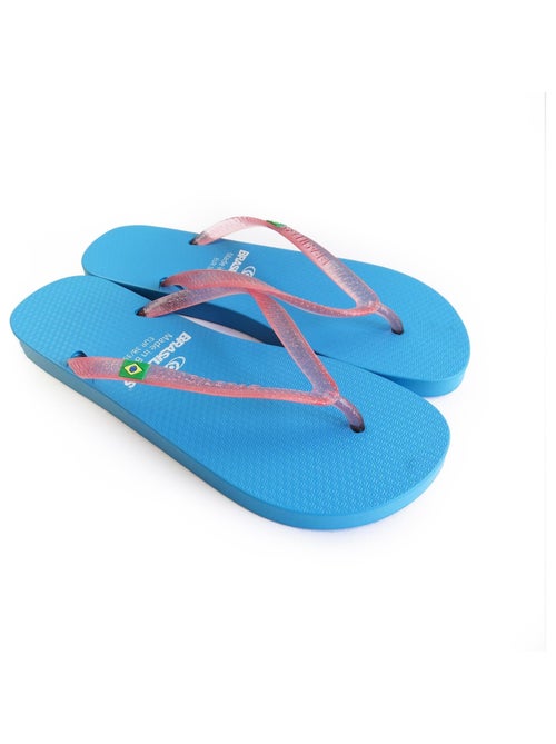 Tongs Brasileras pour femme avec semelle en gomme - Kiabi