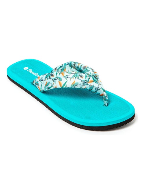 Tongs Brasileras pour femme avec semelle en gomme - Kiabi