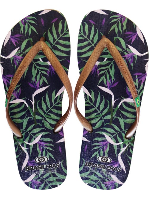 Tongs Brasileras pour femme avec semelle en gomme - Kiabi