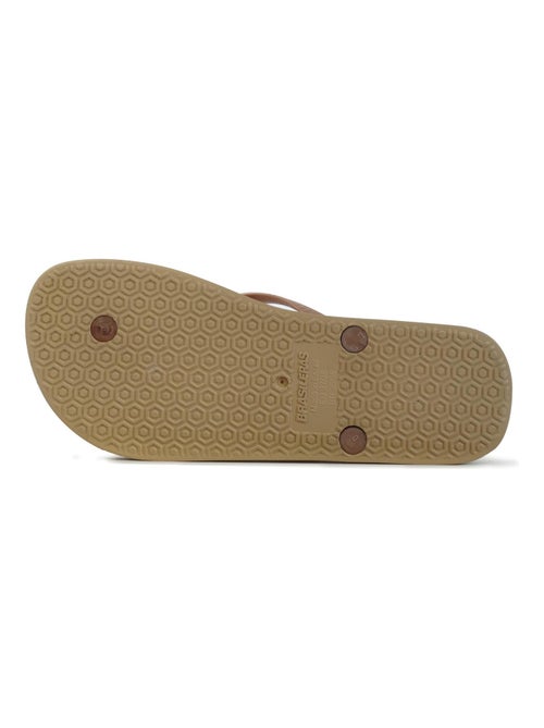 Tongs Brasileras pour femme avec semelle en gomme - Kiabi