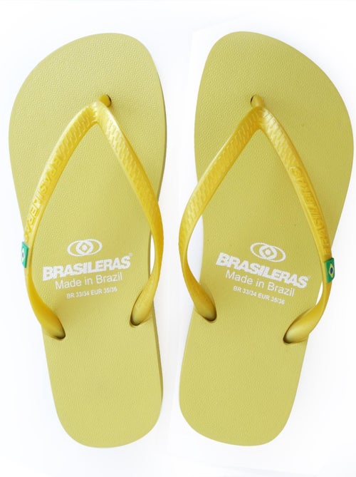 Tongs Brasileras pour femme avec semelle en gomme - Kiabi