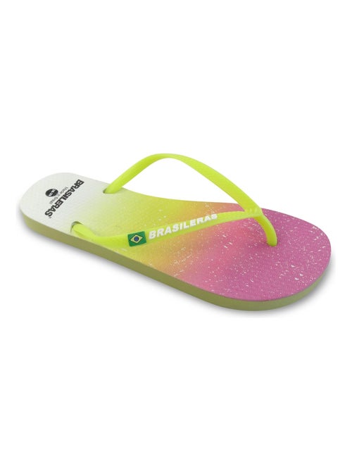 Tongs Brasileras pour femme avec semelle en gomme - Kiabi