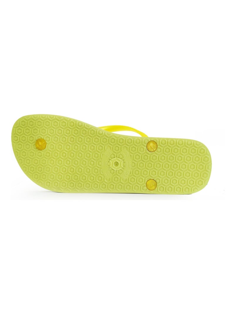 Tongs Brasileras pour femme avec semelle en gomme Jaune - Kiabi