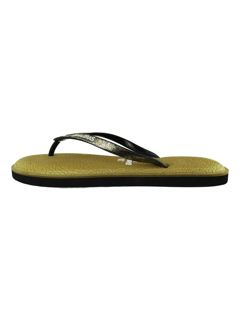 Tongs Brasileras pour femme avec semelle en gomme Marron - Kiabi