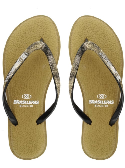 Tongs Brasileras pour femme avec semelle en gomme - Kiabi
