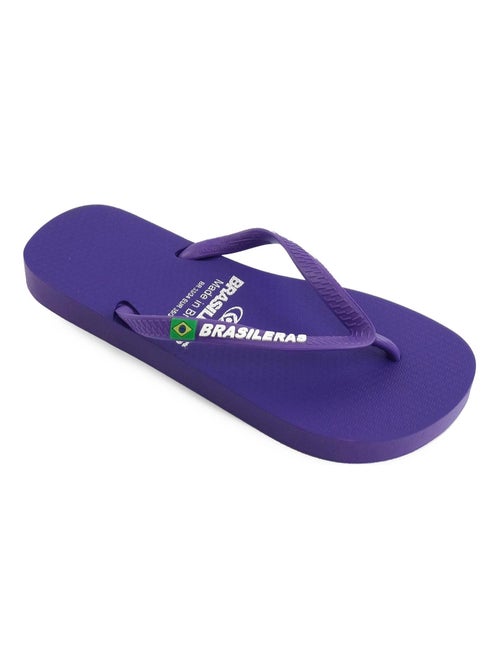 Tongs Brasileras pour femme avec semelle en gomme - Kiabi