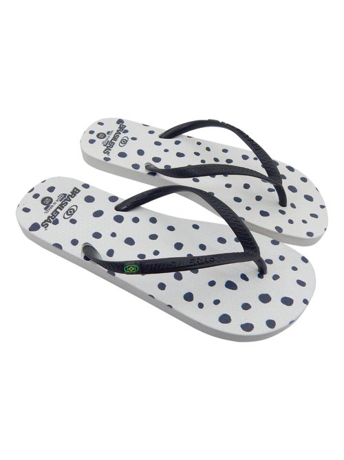 Tongs Brasileras pour femme avec semelle en gomme - Kiabi