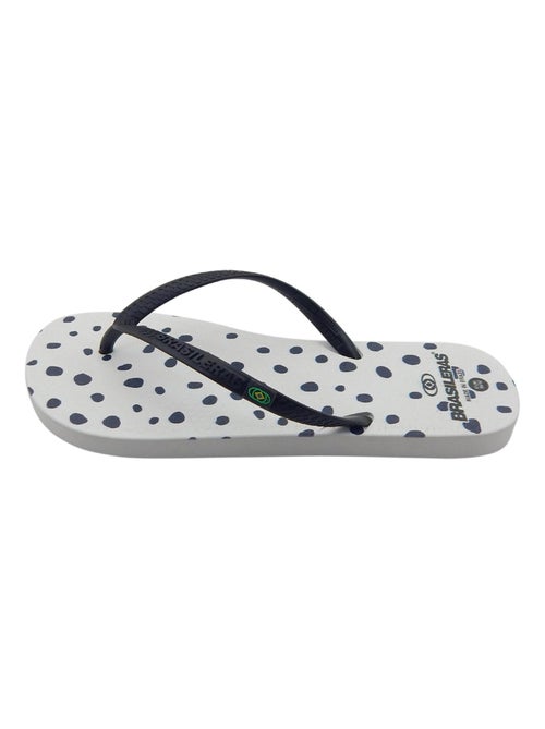 Tongs Brasileras pour femme avec semelle en gomme - Kiabi