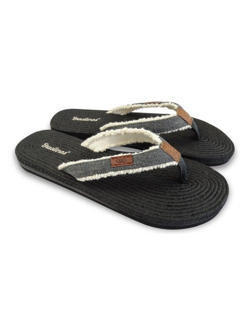 Tongs Brasileras pour femme avec semelle en gomme - Kiabi