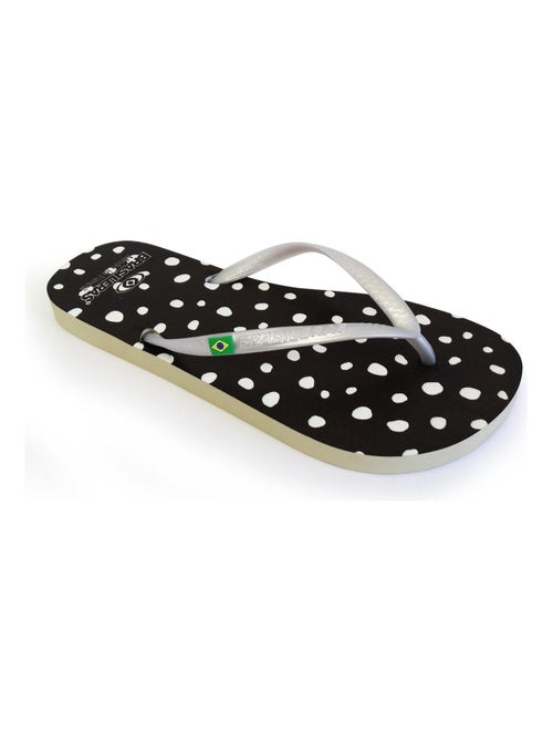 Tongs Brasileras pour femme avec semelle en gomme - Kiabi