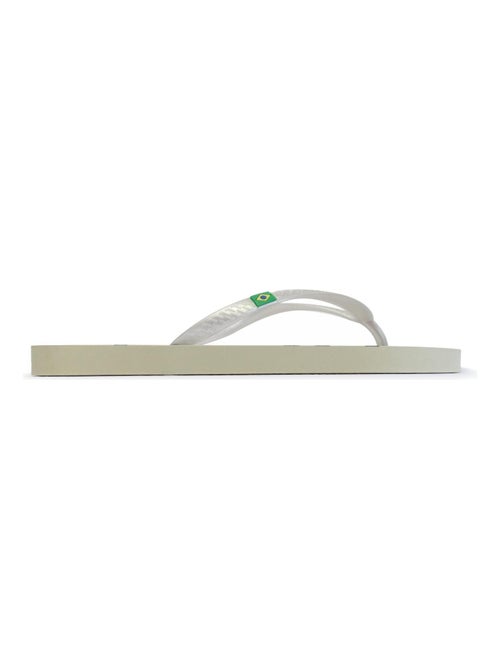 Tongs Brasileras pour femme avec semelle en gomme - Kiabi