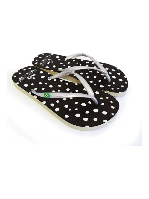 Tongs Brasileras pour femme avec semelle en gomme - Kiabi