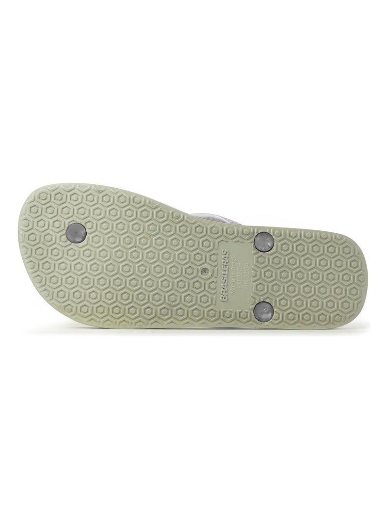 Tongs Brasileras pour femme avec semelle en gomme Noir - Kiabi