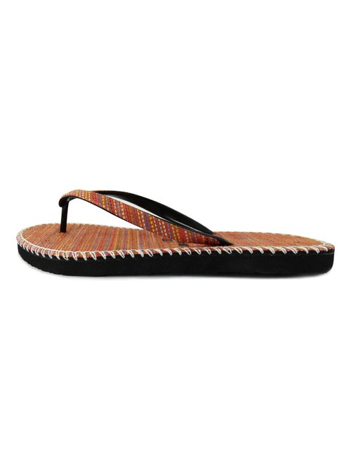 Tongs Brasileras pour femme avec semelle en gomme - Kiabi
