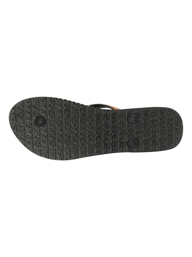 Tongs Brasileras pour femme avec semelle en gomme Noir - Kiabi