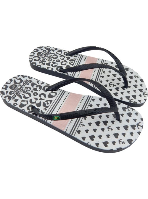 Tongs Brasileras pour femme avec semelle en gomme - Kiabi