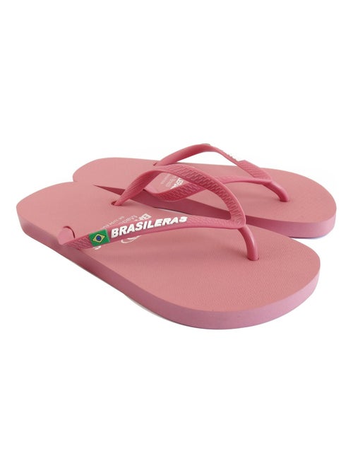 Tongs Brasileras pour femme avec semelle en gomme - Kiabi