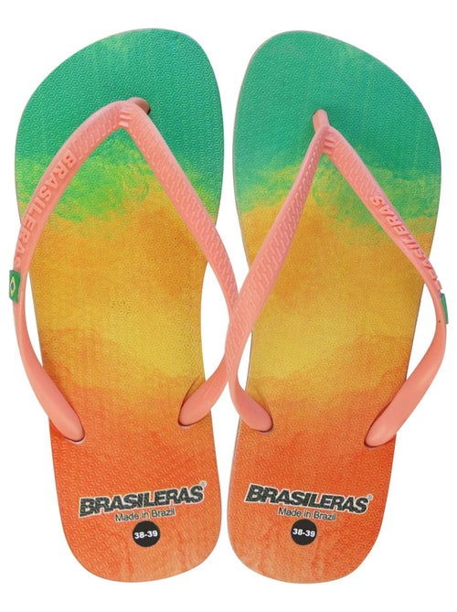 Tongs Brasileras pour femme avec semelle en gomme - Kiabi