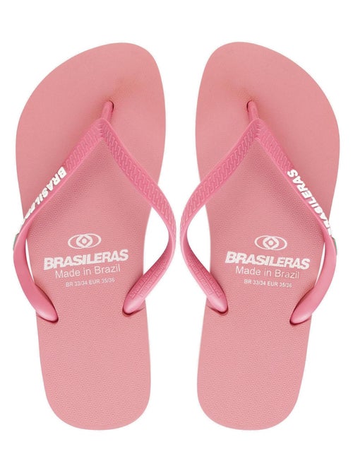 Tongs Brasileras pour femme avec semelle en gomme - Kiabi