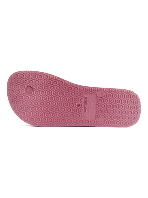 Tongs Brasileras pour femme avec semelle en gomme - Kiabi