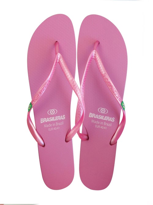Tongs Brasileras pour femme avec semelle en gomme - Kiabi