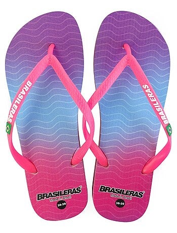 Tongs Brasileras pour femme avec semelle en gomme