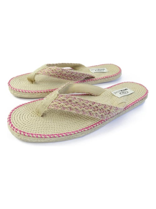 Tongs Brasileras pour femme avec semelle en gomme - Kiabi