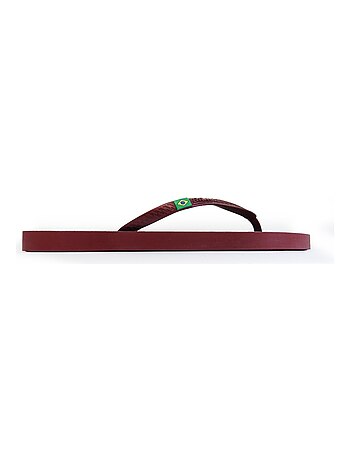 Tongs brasileras pour femme avec semelle en gomme