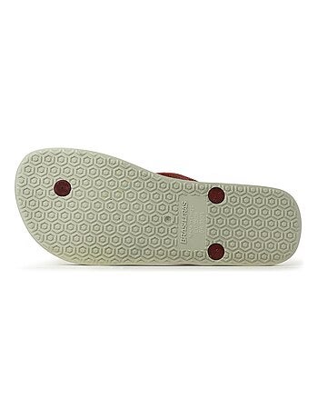 Tongs brasileras pour femme avec semelle en gomme