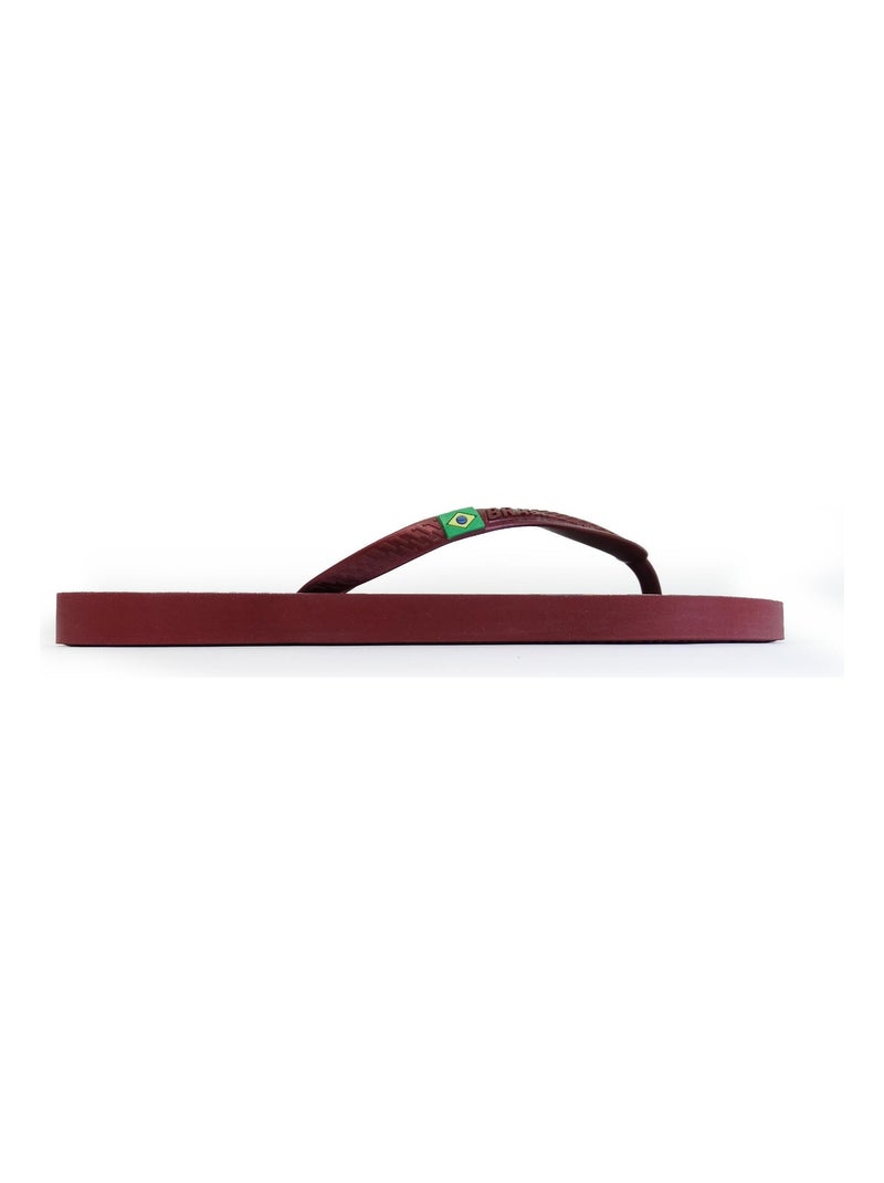 Tongs Brasileras pour femme avec semelle en gomme Rouge - Kiabi
