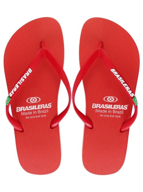 Tongs Brasileras pour femme avec semelle en gomme - Kiabi