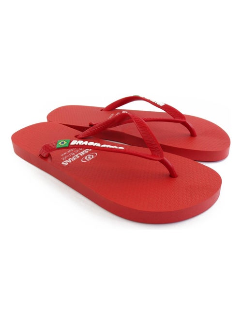 Tongs Brasileras pour femme avec semelle en gomme - Kiabi