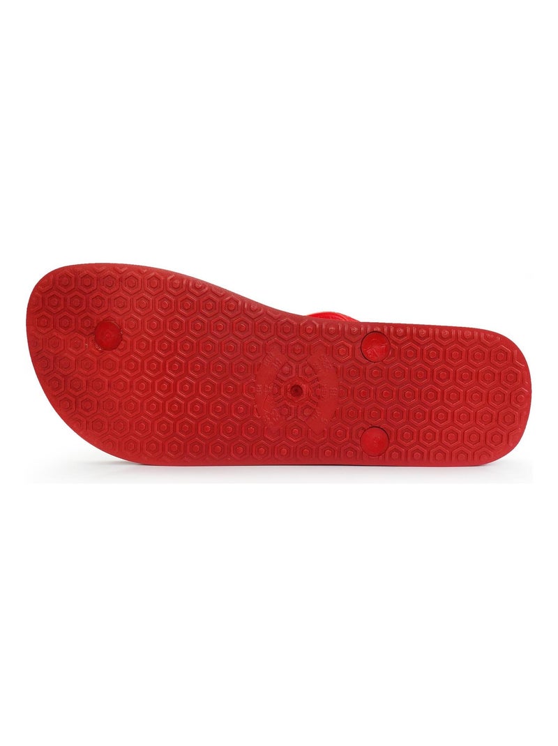 Tongs Brasileras pour femme avec semelle en gomme Rouge - Kiabi