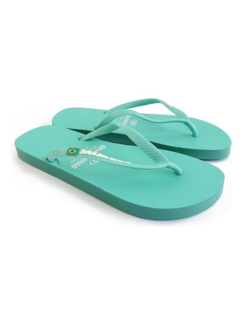 Tongs Brasileras pour femme avec semelle en gomme - Kiabi