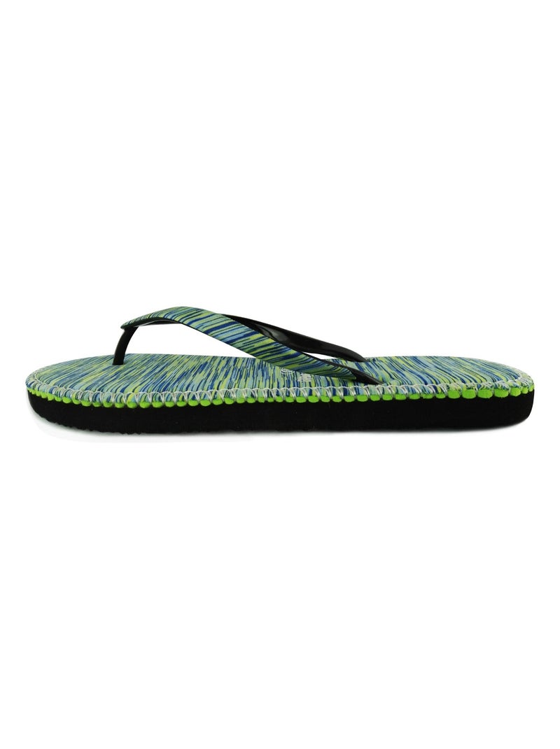 Tongs Brasileras pour femme avec semelle en gomme Vert - Kiabi