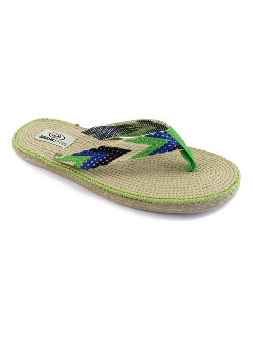 Tongs Brasileras pour femme avec semelle en gomme - Kiabi