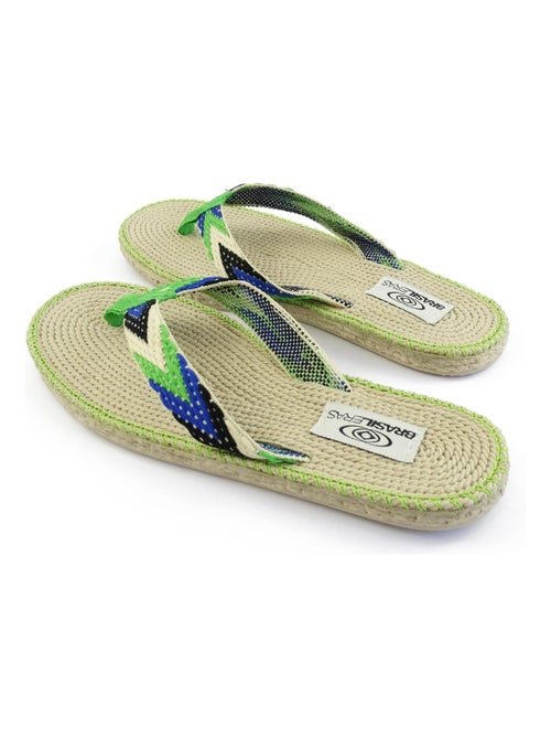 Tongs Brasileras pour femme avec semelle en gomme - Kiabi