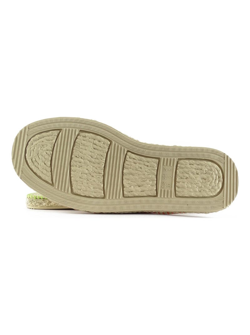 Tongs Brasileras pour femme avec semelle en gomme Vert - Kiabi