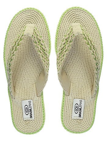 Tongs Brasileras pour femme avec semelle en gomme