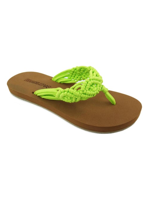 Tongs Brasileras pour femme avec semelle en gomme - Kiabi